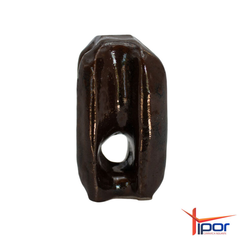 Isolador Elétrico Porcelana Castanha Tipor