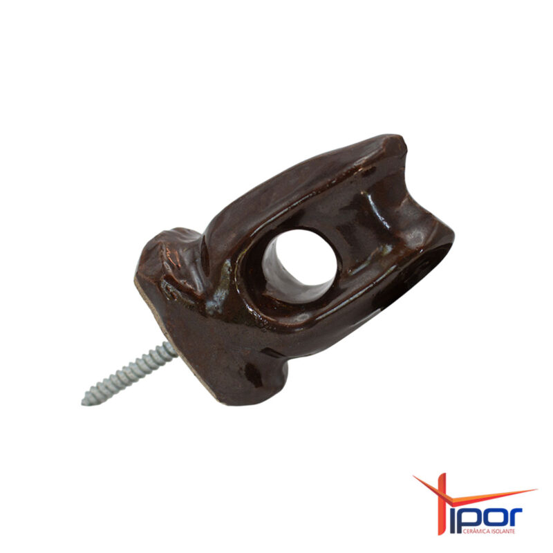 Isolador Elétrico Porcelana Olhal Pimentão Tipor