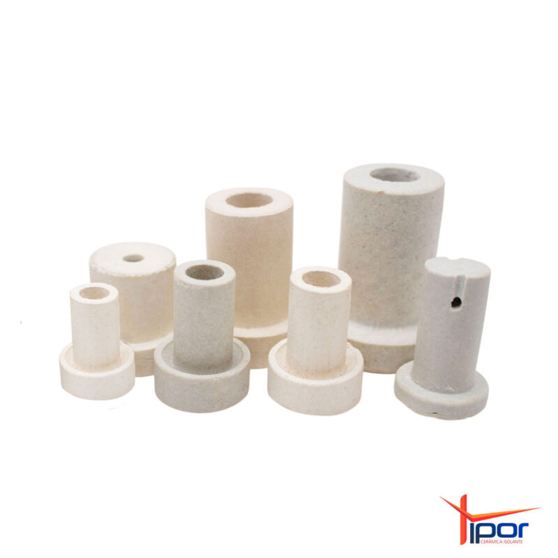 Isolador Cerâmico Tipor Tubo de Cabeça