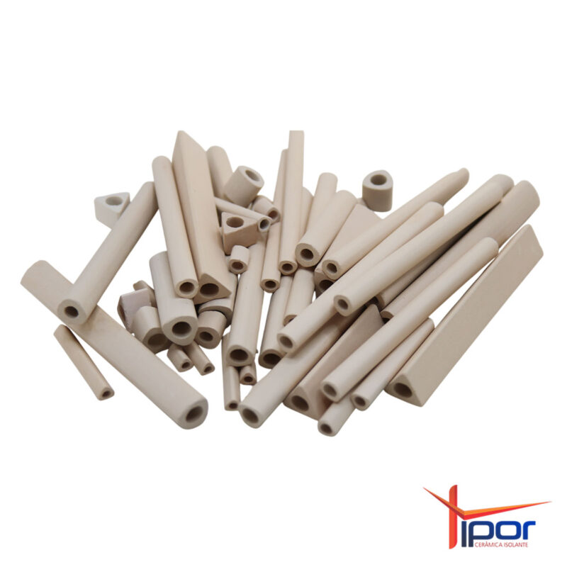 Isolador Cerâmico Triangulo Tipor Chacotado